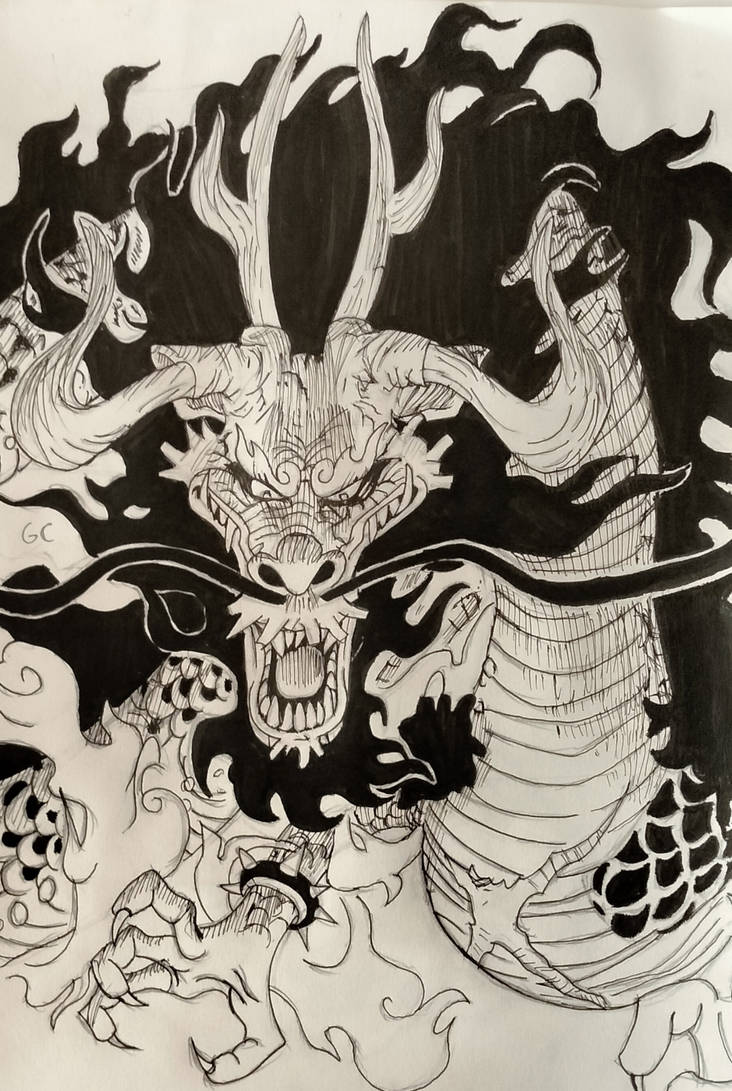 Kaido one Piece By Cotgati On DeviantArt kaido-one-piece-by-cotgati-on-deviantart