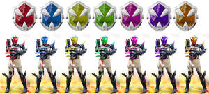 Kamen Rider Mage Rainbow Sentai