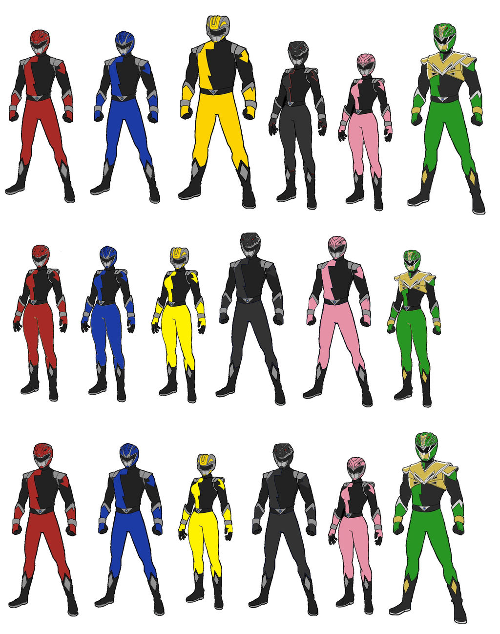 Legendary Ranger Mode HyperForce and Genderswap by MrThermomanPreacher ...