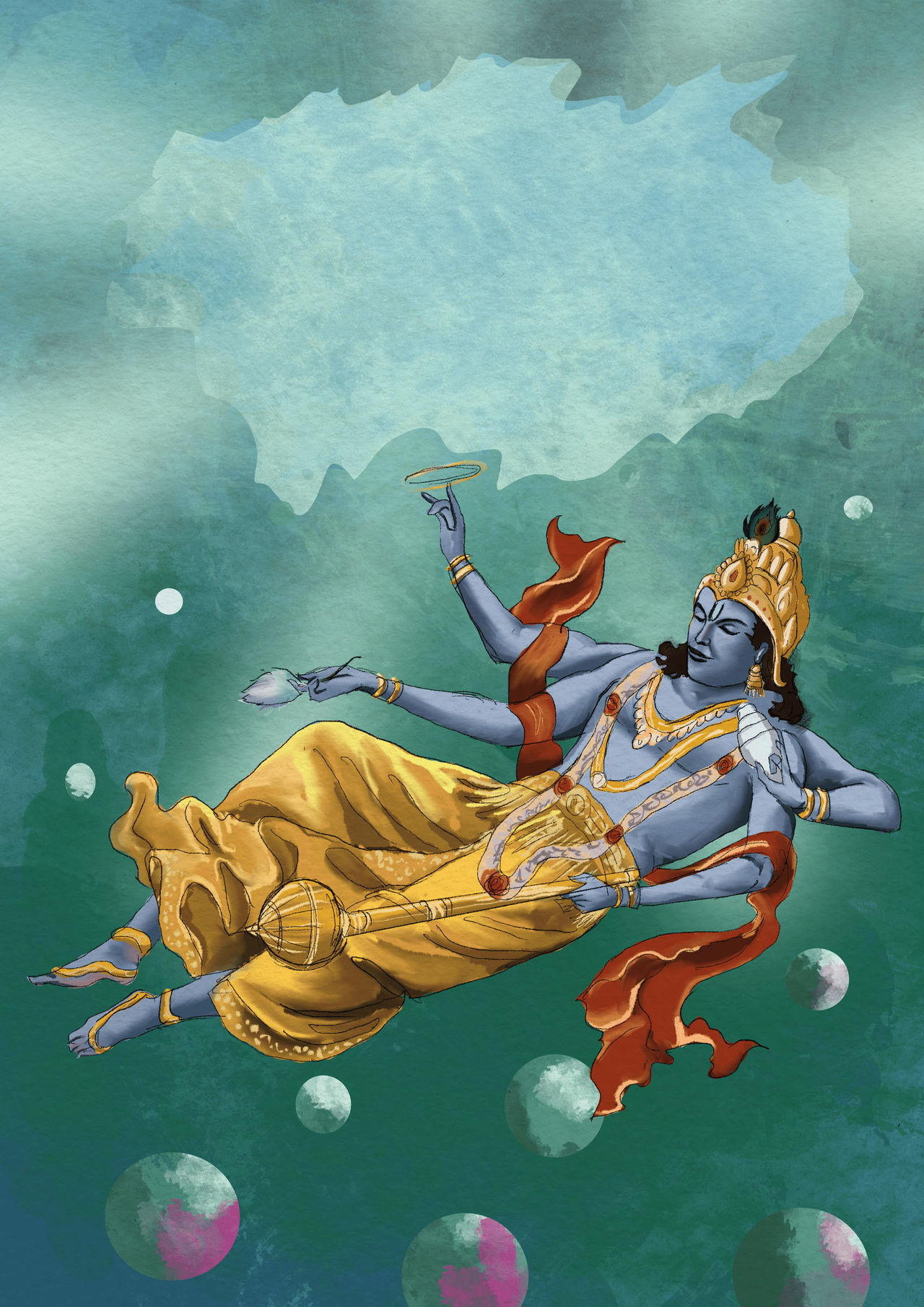 Vishnu Ranmal Lord Vishnu by chronicles-of-red on DeviantArt