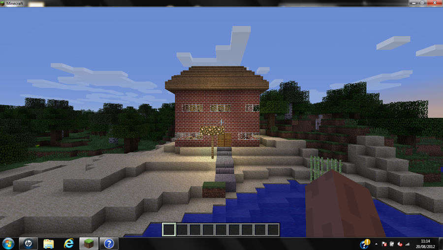 Minecraft Brick Inn Hotel/Inn Full View - Finished by MinecraftDesigner on DeviantArt