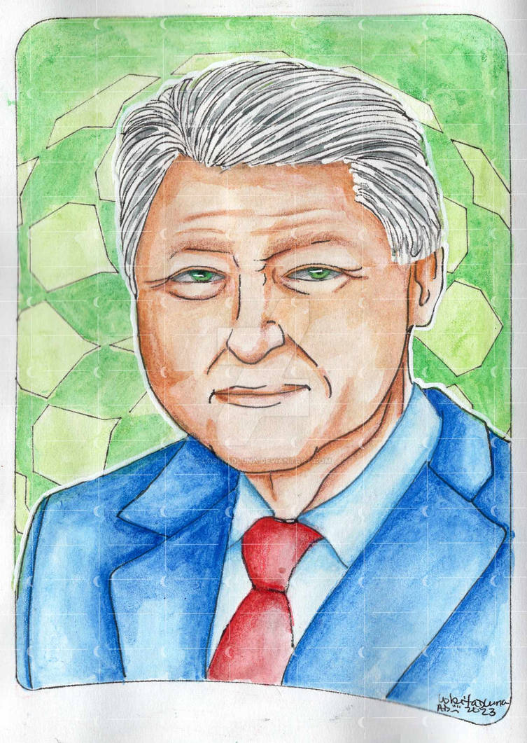 Bill Clinton Draw Bill Clinton by LobitaDLuna on DeviantArt