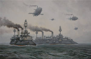 Fleet at sea