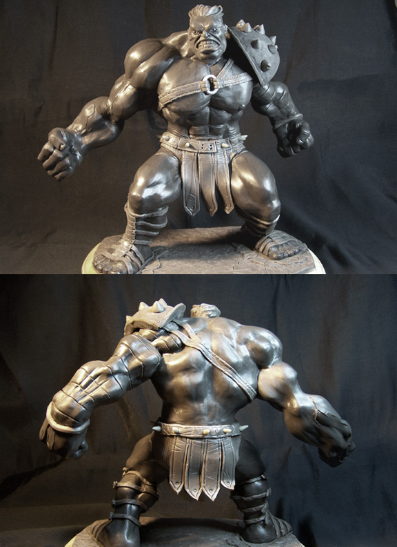 Planet Hulk finished sculpt