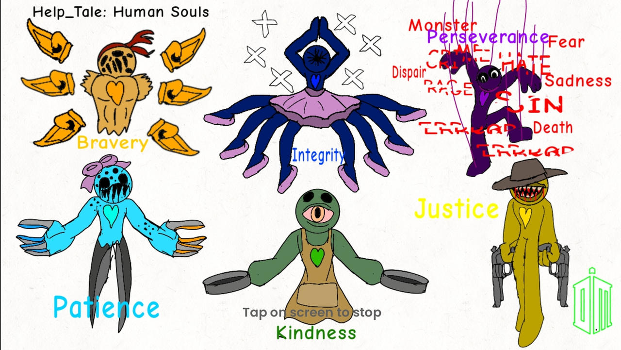 Help Tale Gatekeeper Help_Tale: The Human souls by DoctorMeeM1 on DeviantArt