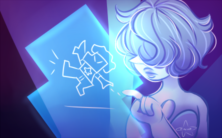 Screenshot redraw blue pearl