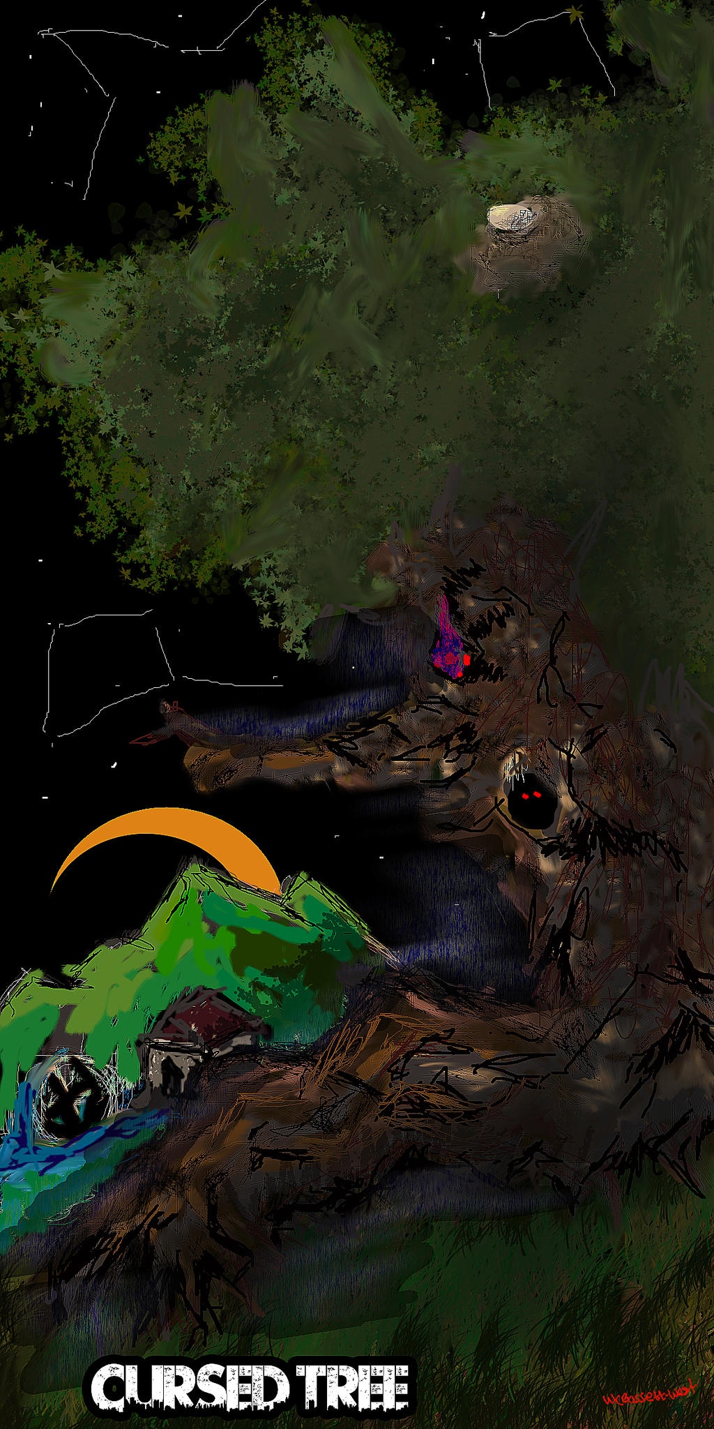 Cursed Tree by waynasnoraus on DeviantArt