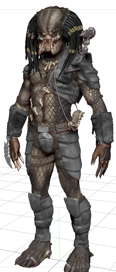 Predator Attacking Model The Predator - 3D Model Update by FoxHound1984 on DeviantArt