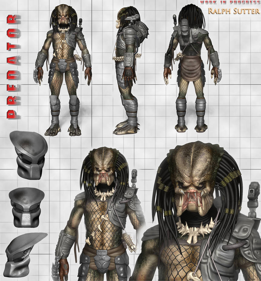 The Predator - 3D Model Update 3 by FoxHound1984 on DeviantArt