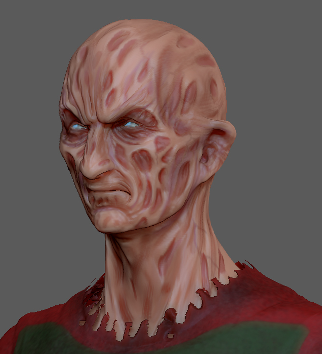 Freddy Krueger Zbrush WIP 5