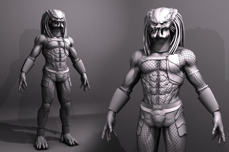Predator Assassin Model Predator 3D Model Update by FoxHound1984 on DeviantArt