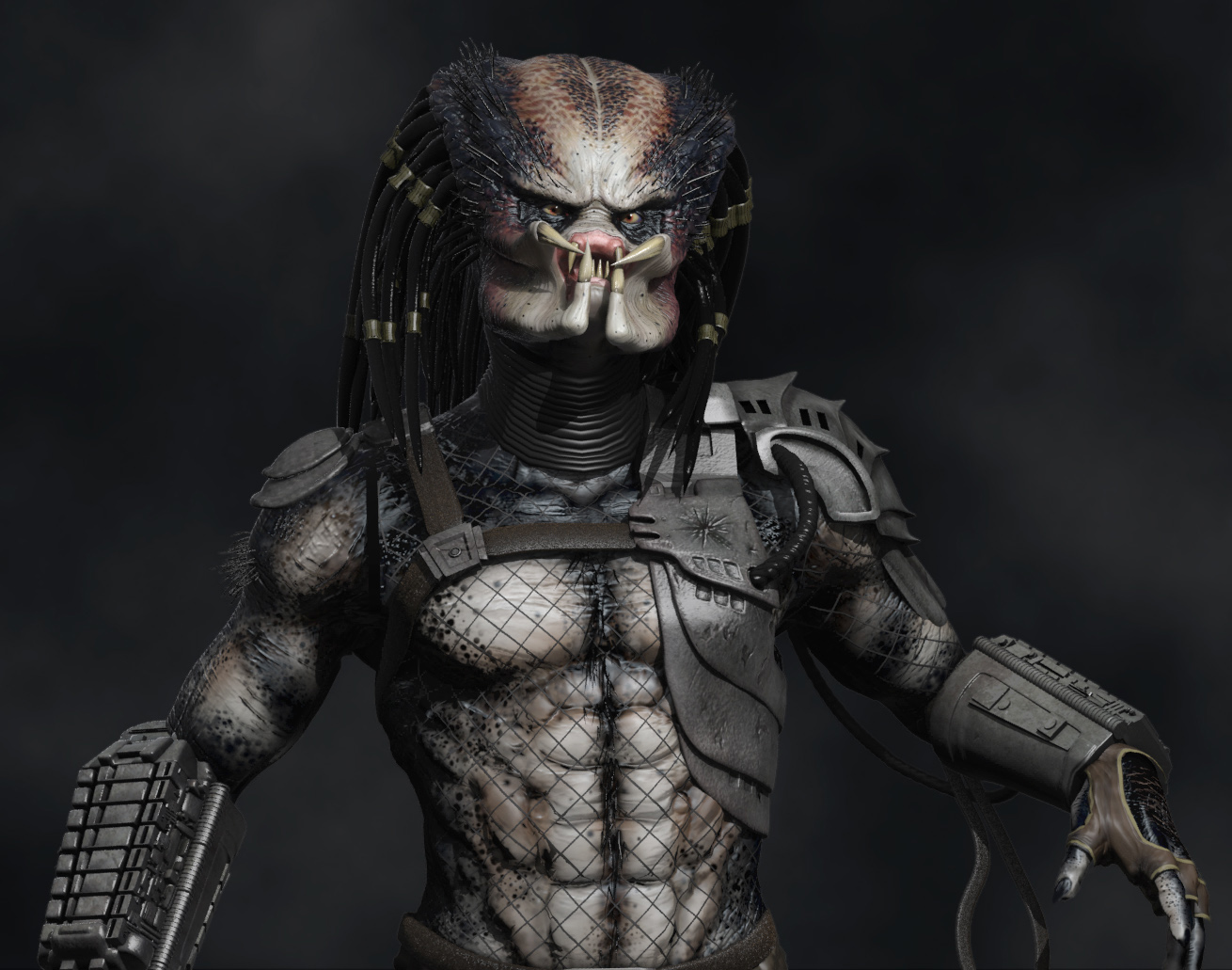 Predator - 3D Model Progress 1 by FoxHound1984 on DeviantArt