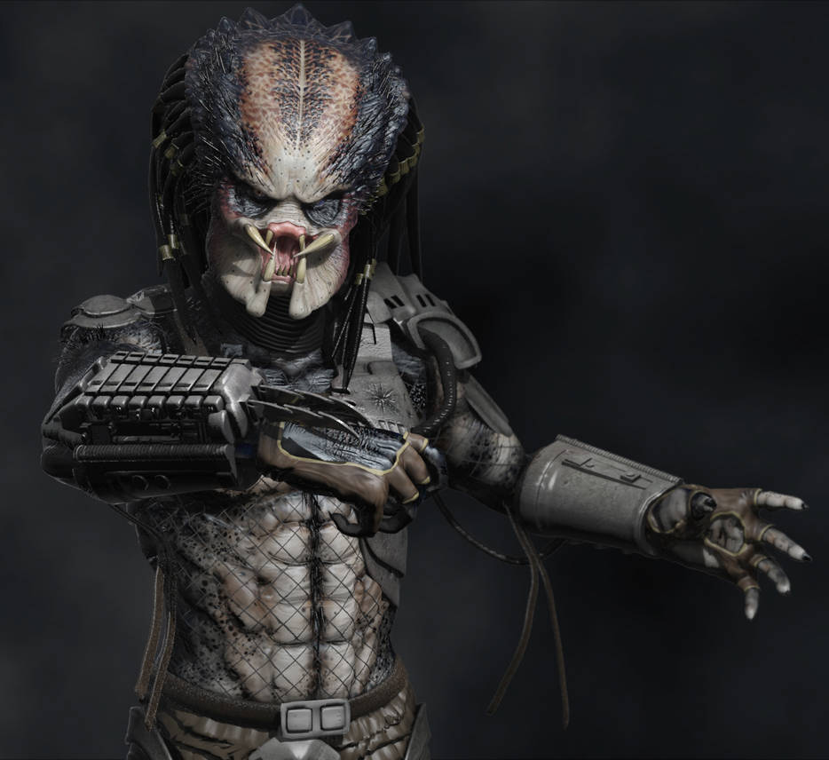 Predatron Predator - 3D Model Progress 2 by FoxHound1984 on DeviantArt