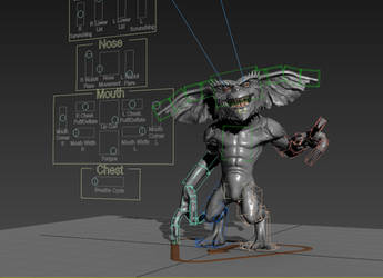 Gremlin - 3D Model - Rig Progress!