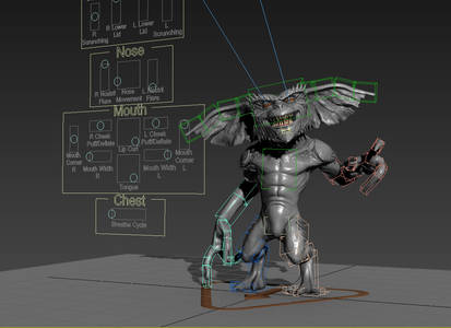 Gremlin - 3D Model - Rig Progress!