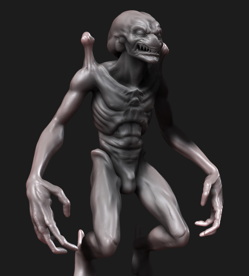 PumpkinHead Zbrush WIP