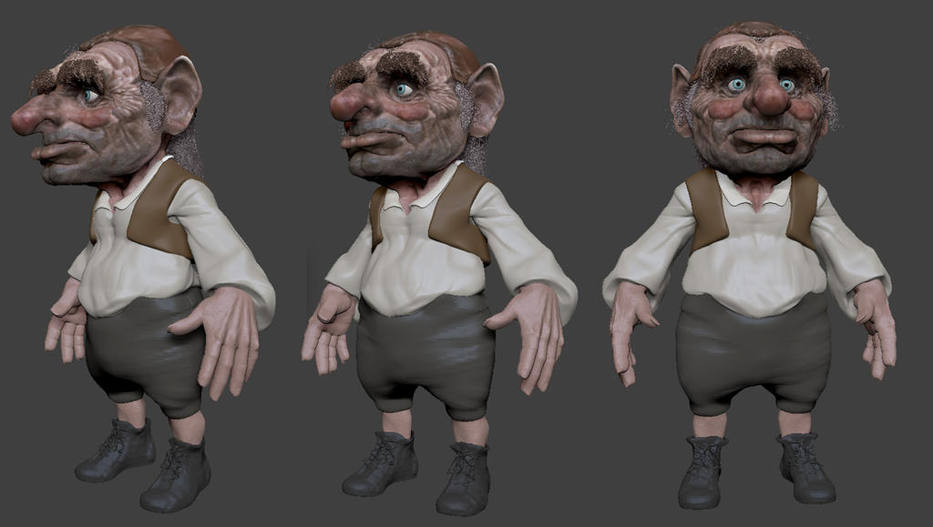 Hoggle (Labyrinth) 3D WIP by FoxHound1984 on DeviantArt