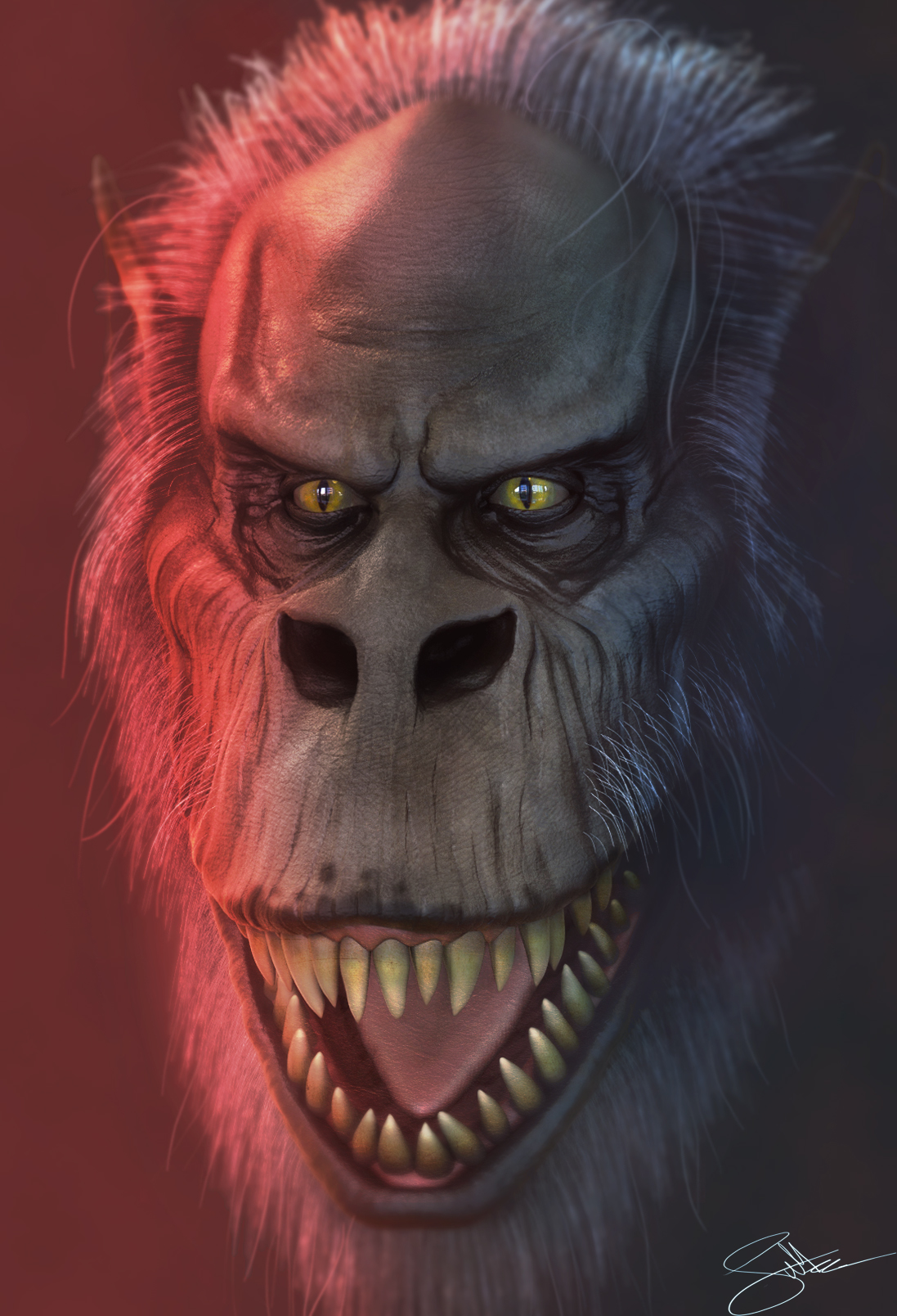 Creepshow Fluffy 3D Model