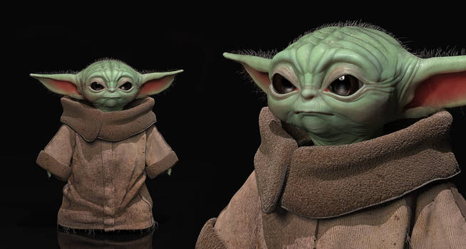 Grogu/Baby Yoda 3D Model