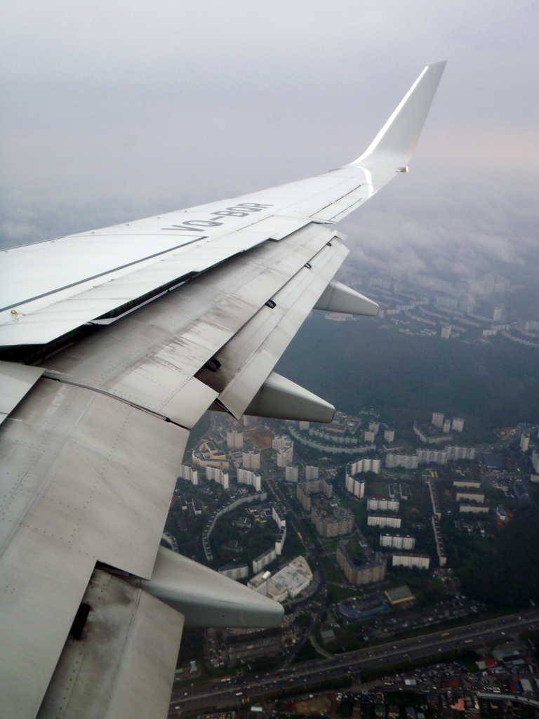 Above the Moscow (Boeing 737-800)