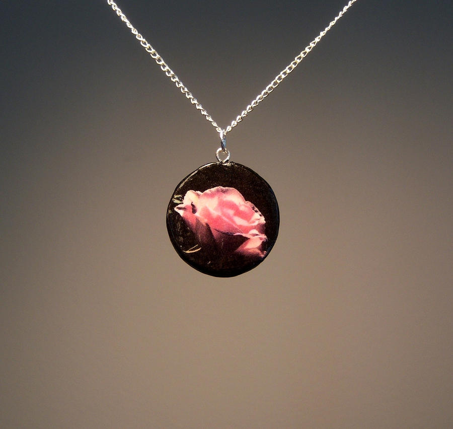 Rose in the Shadows Pendant
