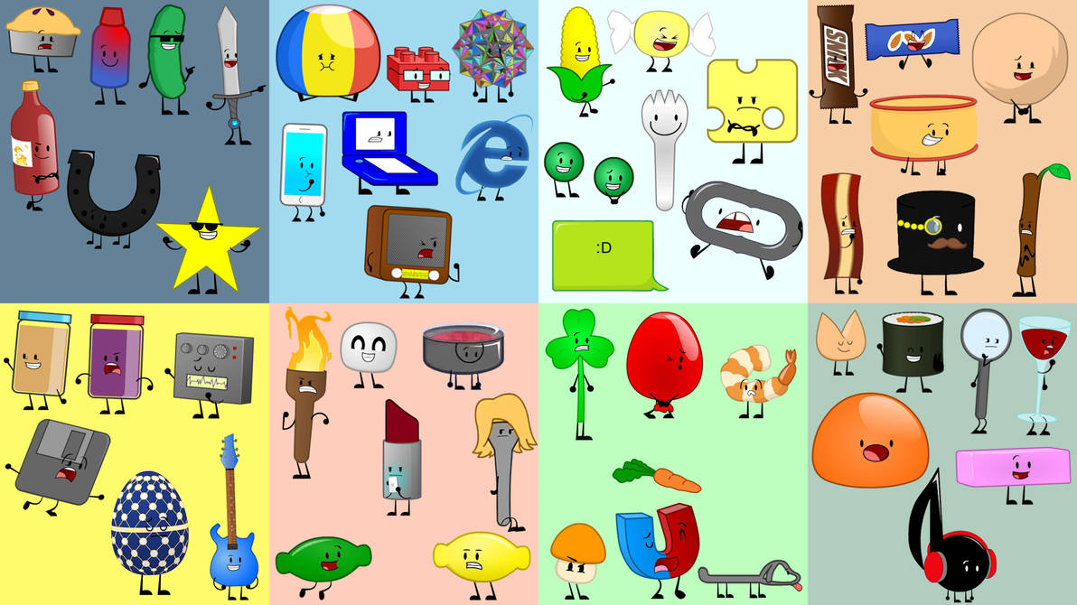 If Inanimations Characters were on BFB Teams by PaletteTheGreeny2010 on ...