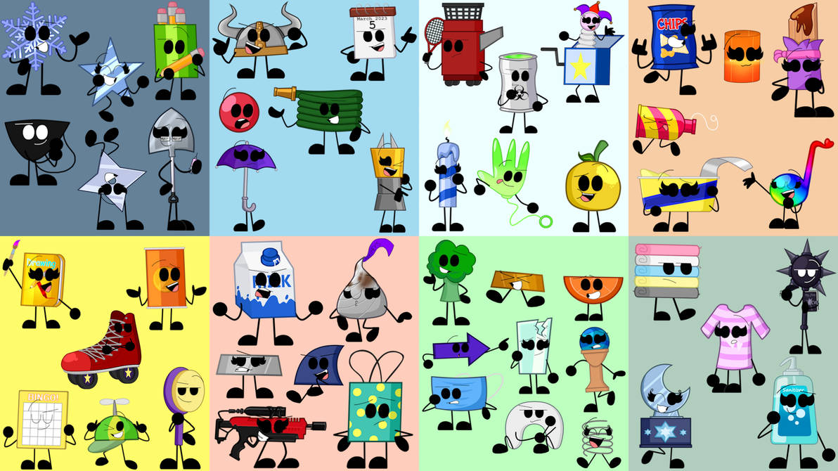 If RATP Characters were on BFB Teams by PaletteTheGreeny2010 on DeviantArt