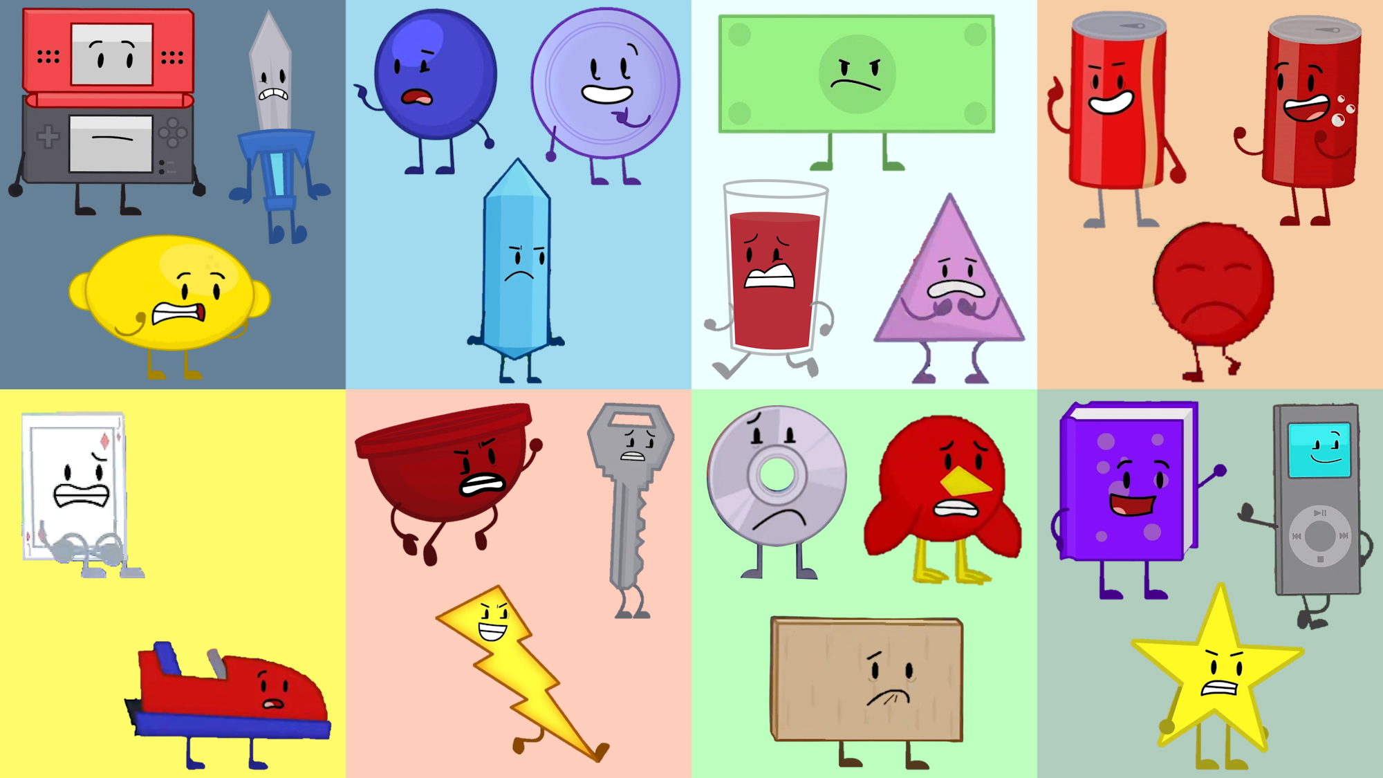 If IF-O Characters were on BFB Teams (V2) by PaletteTheGreeny2010 on ...