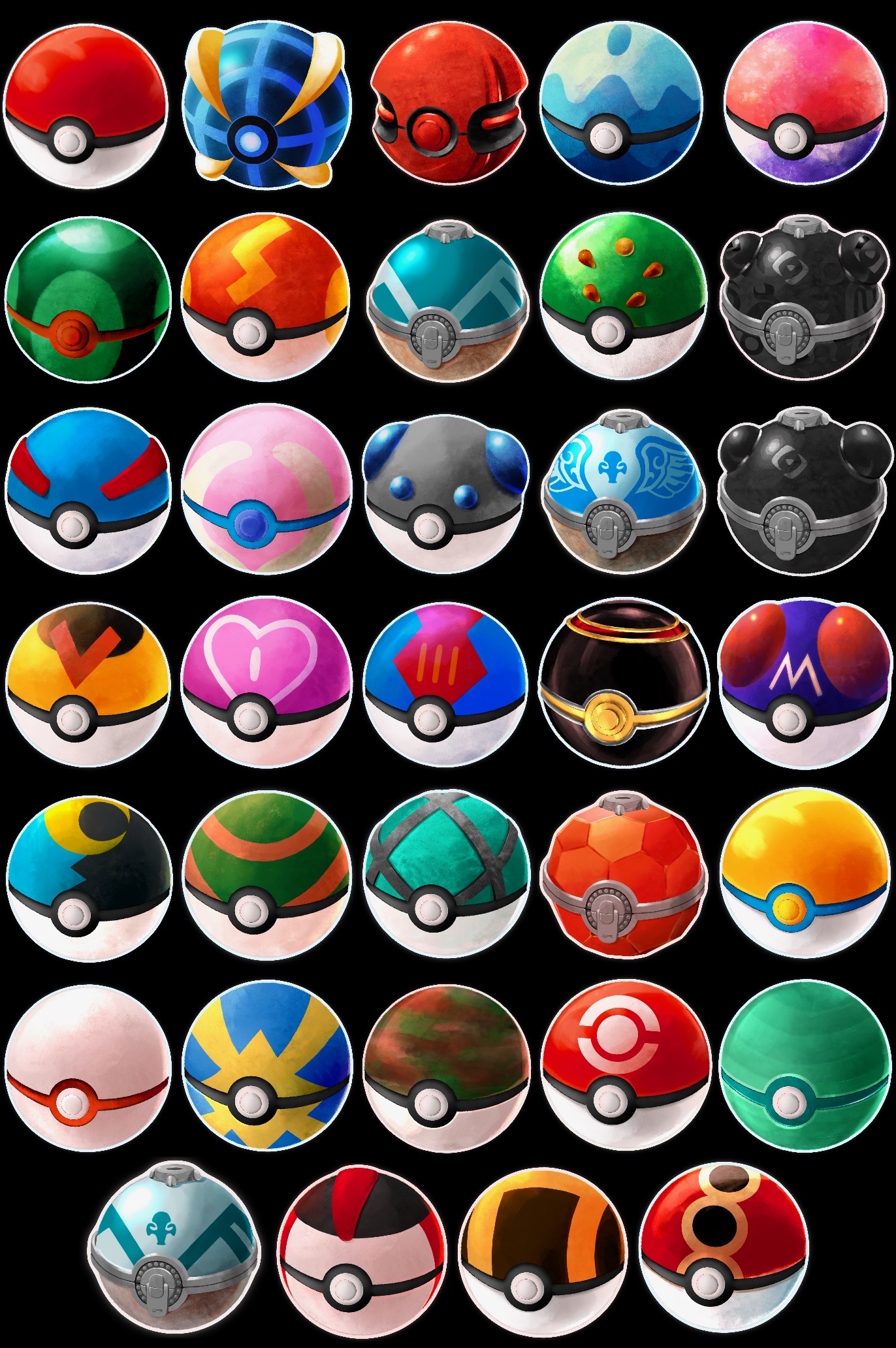 Pokeballs By MarsMakings On DeviantArt pokeballs-by-marsmakings-on-deviantart