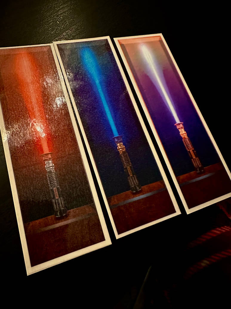 Lightsaber Bookmarks By MarsMakings On DeviantArt