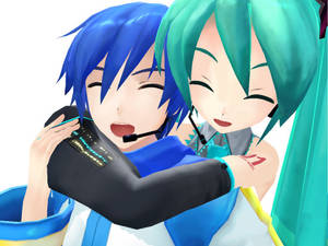 Both Laughing .. Miku X Kaito