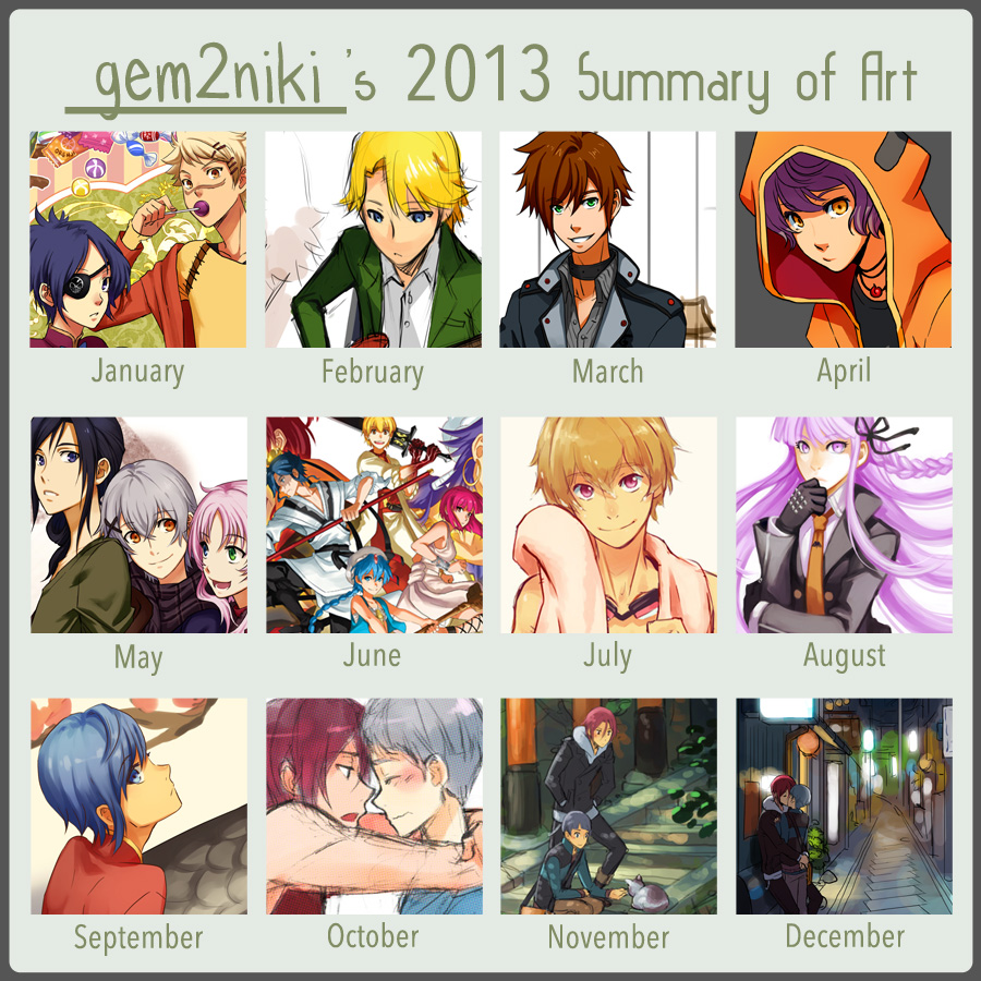 2013 Summary of Art