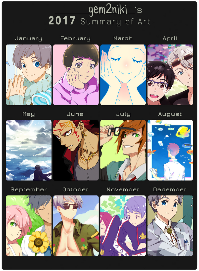 2017 Summary Of Art by gem2niki