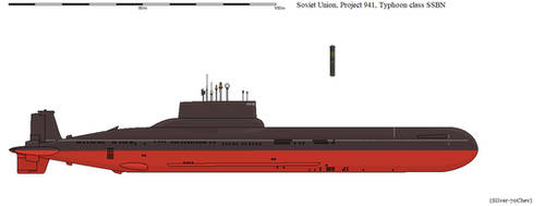 Typhoon class SSBN by SILVER-70CHEV