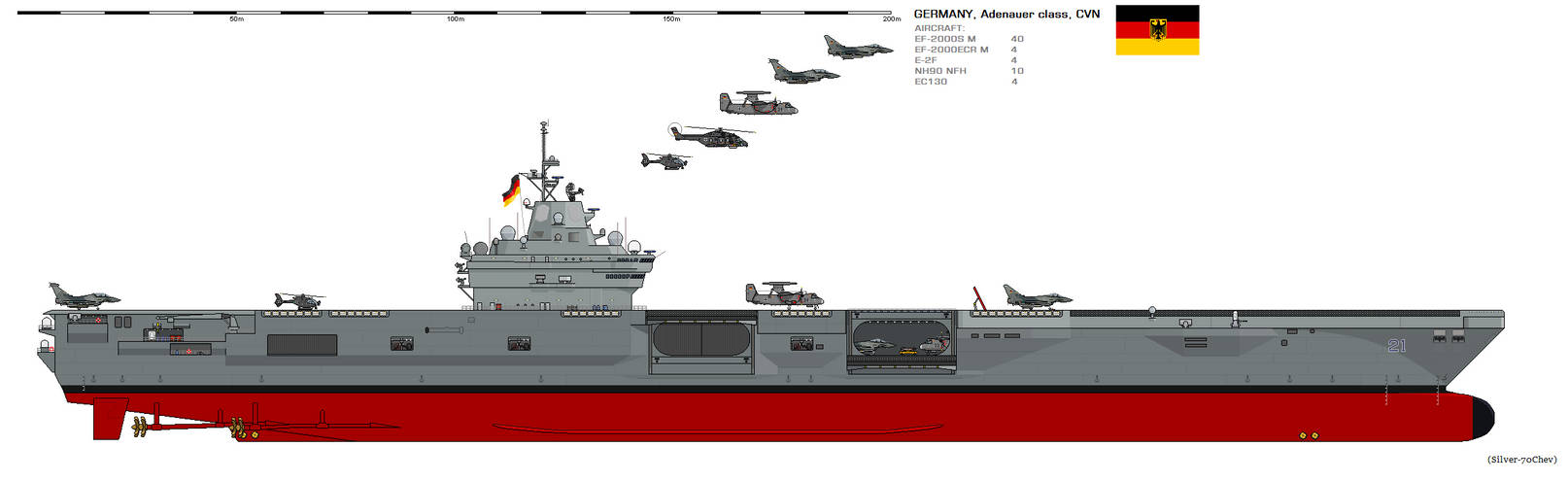 German Cvn Adenauer Class By Silver-70Chev On Deviantart