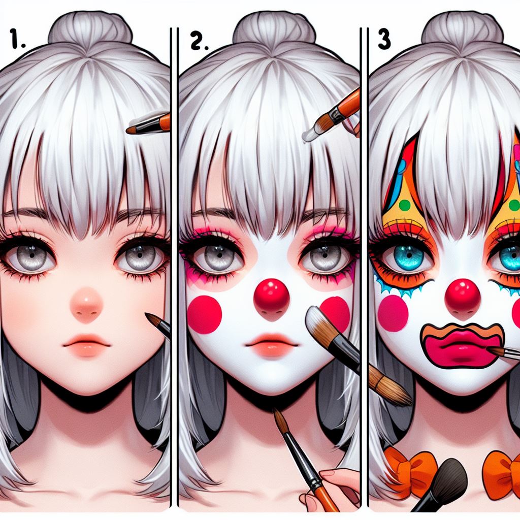 Vermilion on X: clown makeup really just feels so natural to me   / X