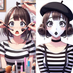 Mime makeup 81