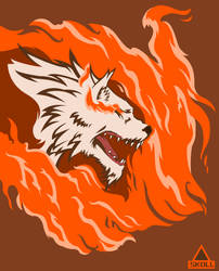 Wolf flames