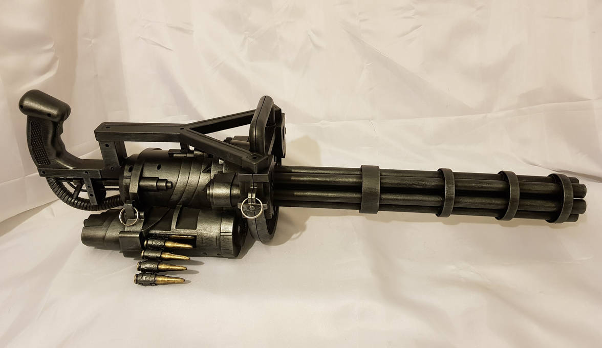 Minigun - Terminator 2 - Gatling gun by flymypretties6985 on DeviantArt