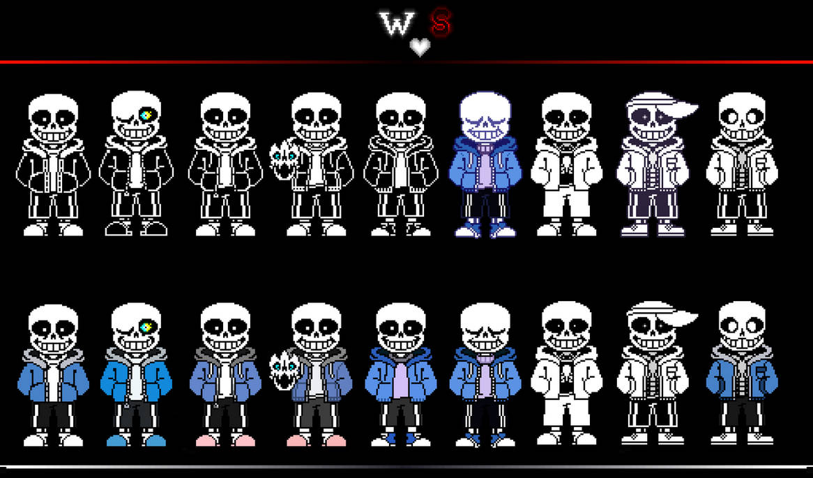 Sans Official Designs by Sonitor on DeviantArt