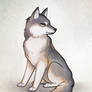 Pensive Wolf