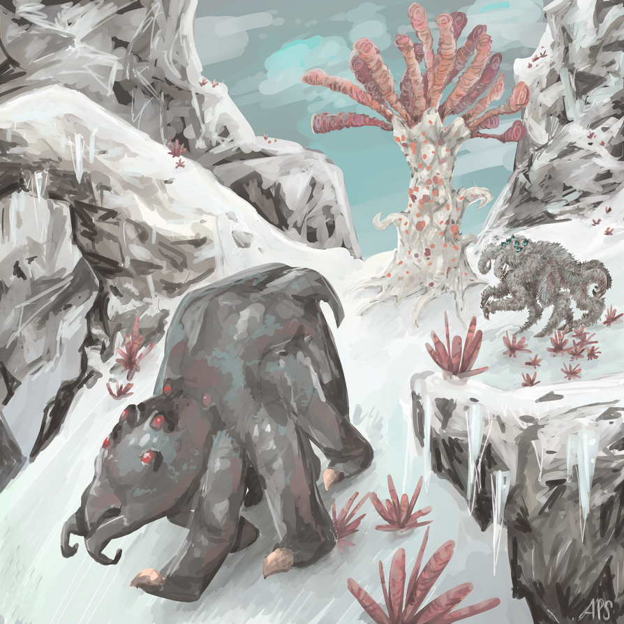 Biblaridion aliens - alien biosphere by Albinopfirsichsaft on DeviantArt