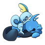 fake water starter and sobble