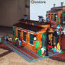 The Lego Old Train Engine Shed