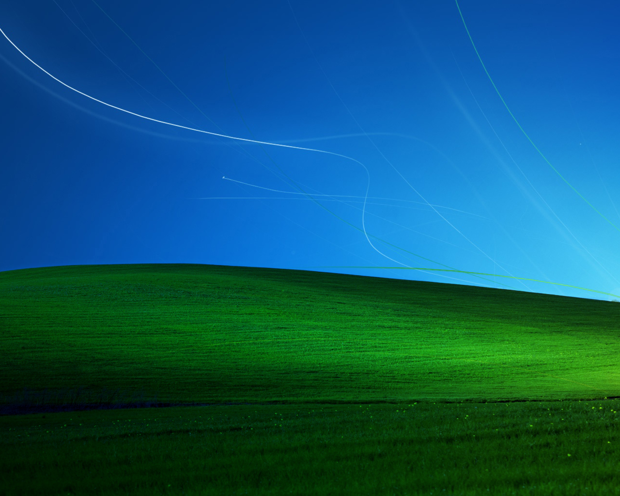 Windows Xp Bliss-1280x1024 Dark