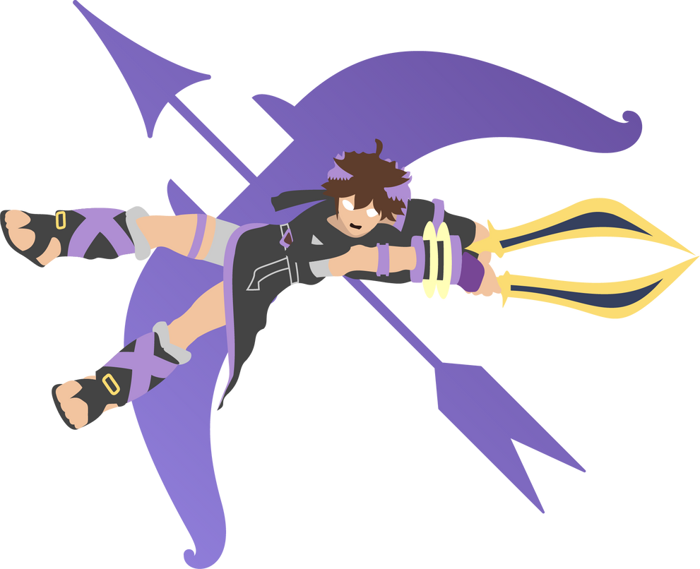 Super Smash Bros Ultimate - Minimalist Pit by KedrenRaziek on DeviantArt