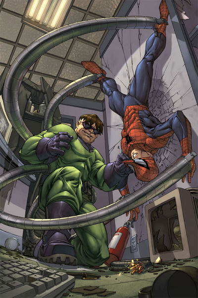 Marvel - Spider-Man vs Doctor Octopus by DarthLeonhart on DeviantArt