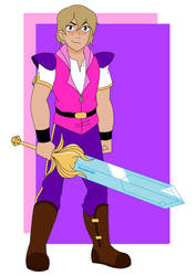 Prince Adam, She-ra and the princesses of power by LuccaWorld