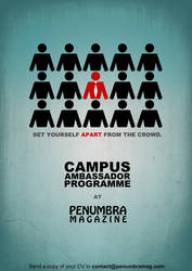 Penumbra Magazine- Campus Ambassador Poster