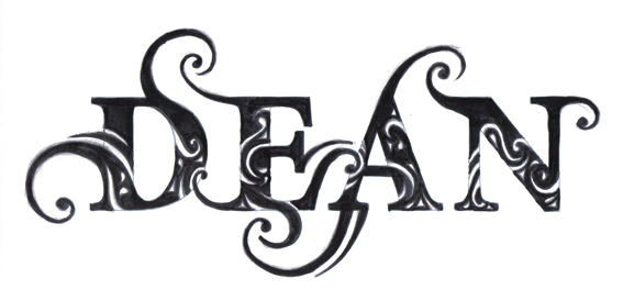 Dean Lettering Dean type logo by DMT-Designs on DeviantArt